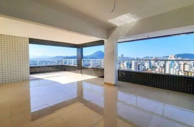 Cobertura à venda, 157 m² por r$ 1.100.000,00 - vila guilhermina - praia grande/sp