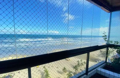 Apartamento frente mar com 3 dormitórios à venda, 114 m² por r$ 650.000 - ocian - praia grande/sp
