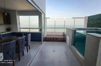 Cobertura com 4 dormitórios à venda, 180 m² por r$ 1.990.000,00 - ocian - praia grande/sp