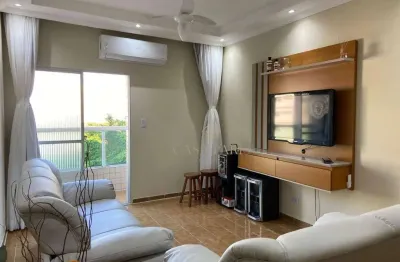 Apartamento frente rua e vista marcom 2 dormitórios à venda, 82 m² por r$ 470.000 - vila guilhermina - praia grande/sp