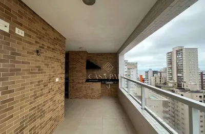 Apartamento com 2 dormitórios à venda, 92 m² por r$ 590.000,00 - aviação - praia grande/sp