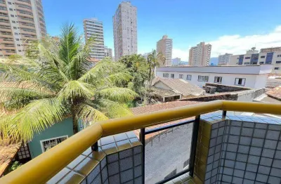 Apartamento com 1 dormitório à venda, 56 m² por r$ 288.000,00 - aviação - praia grande/sp