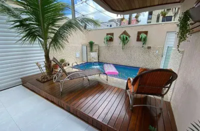 Sobrado à venda, 164 m² por r$ 1.800.000,00 - tupi - praia grande/sp