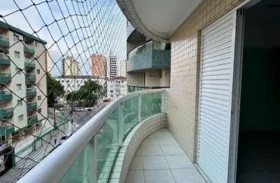 Apartamento à venda, 74 m² por r$ 465.000,00 - vila guilhermina - praia grande/sp