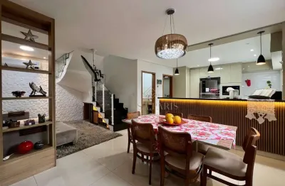 Sobrado com 3 dormitórios à venda, 102 m² por r$ 870.000,00 - vila guilhermina - praia grande/sp