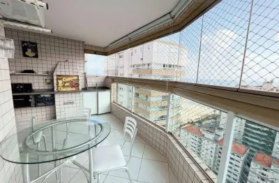 Apartamento com 2 dormitórios à venda, 100 m² por r$ 649.000,00 - aviação - praia grande/sp