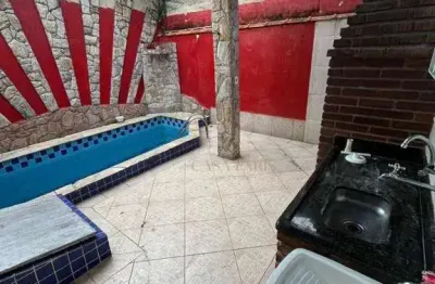 Casa com 3 dormitórios à venda, 165 m² por r$ 615.000,00 - caiçara - praia grande/sp