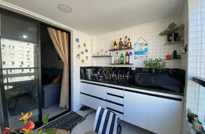 Apartamento com 2 dormitórios à venda, 77 m² por r$ 630.000,00 - canto do forte - praia grande/sp