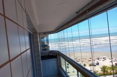 Apartamento vista mar com 2 dormitórios à venda, 91 m² por r$ 690.000 - aviação - praia grande/sp