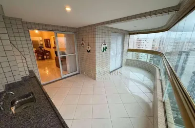 Apartamento com 2 dormitórios à venda, 89 m² por r$ 595.000,00 - aviação - praia grande/sp