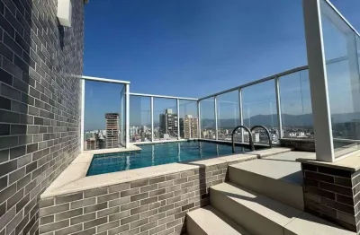 Cobertura com 3 dormitórios à venda, 128 m² por r$ 2.200.000,00 - vila guilhermina - praia grande/sp