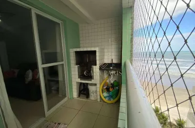 Apartamento com frente mar 2 dormitórios à venda, 81 m² por r$ 550.000 - jardim real - praia grande/sp