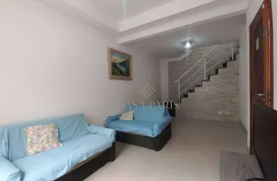 Sobrado à venda, 80 m² por r$ 660.000,00 - vila guilhermina - praia grande/sp