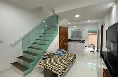 Casa com 2 dormitórios à venda, 63 m² por r$ 300.000,00 - caiçara - praia grande/sp
