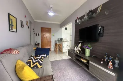 Apartamento com 1 dormitório à venda, 45 m² por r$ 325.000,00 - caiçara - praia grande/sp