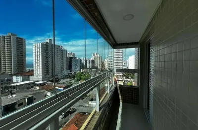 Apartamento VISTA MAR com 2 dormitórios à venda, 68 m² por R$ 585.000 - Aviação - Praia Grande/SP