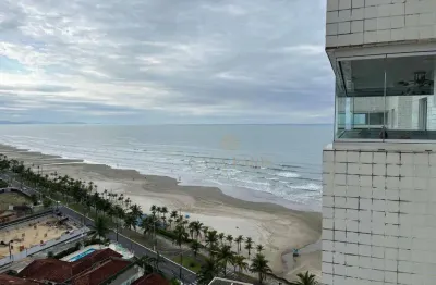 Apartamento frente mar com 2 dormitórios à venda, 68 m² por r$ 570.000 - balneário flórida - praia grande/sp