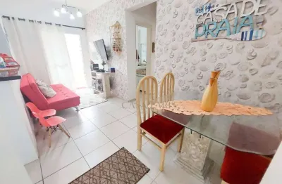 Apartamento com 2 dormitórios à venda, 60 m² por r$ 460.000,00 - canto do forte - praia grande/sp