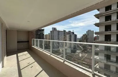Apartamento com 3 dormitórios à venda, 122 m² por r$ 1.100.000,00 - vila guilhermina - praia grande/sp