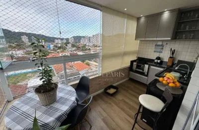 Apartamento com 2 dormitórios à venda, 58 m² por r$ 530.000,00 - canto do forte - praia grande/sp