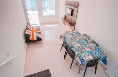 Sobrado à venda, 63 m² por r$ 350.000,00 - solemar - praia grande/sp