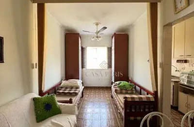 Kitnet com 1 dormitório à venda, 32 m² por r$ 210.000 - aviação - praia grande/sp