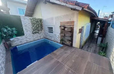 Casa com 2 dormitórios à venda, 71 m² por r$ 565.000,00 - maracanã - praia grande/sp