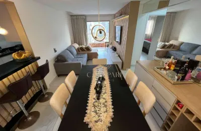 Apartamento grande com 2 dormitórios à venda todo mobiliado em praia grande!!!