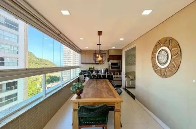 Apartamento com 4 dormitórios à venda, 147 m² por r$ 1.800.000,00 - canto do forte - praia grande/sp