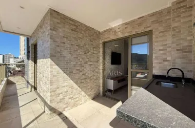 Apartamento com 2 dormitórios à venda, 74 m² por r$ 535.000,00 - canto do forte - praia grande/sp
