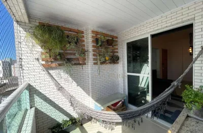 Apartamento mobiliado com 2 dormitórios à venda, 69 m² por r$ 570.000 - boqueirão - praia grande/sp