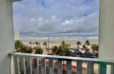 Apartamento frente mar com 2 dormitórios à venda, 86 m² por r$ 499.000 - tupi - praia grande/sp