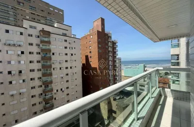 Apartamento VISTA MAR com 3 dormitórios à venda, 130 m² por R$ 850.000 - Ocian - Praia Grande/SP