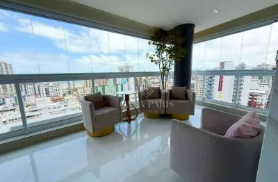 Apartamento à venda, 151 m² por r$ 1.850.000,00 - vila guilhermina - praia grande/sp
