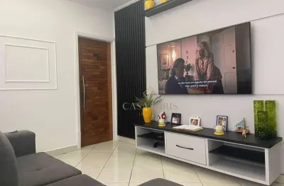 Casa com 2 dormitórios à venda, 142 m² por r$ 636.000,00 - vila guilhermina - praia grande/sp