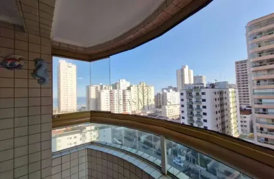 Apartamento vista mar com 1 dormitório à venda por r$ 320.000 - aviação - praia grande/sp