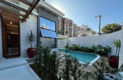 Casa à venda, 360 m² por r$ 5.900.000,00 - canto do forte - praia grande/sp
