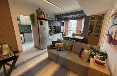 Apartamento com 2 dormitórios à venda, 46 m² por r$ 415.000,00 - tupi - praia grande/sp