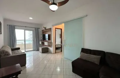 Apartamento mobiliado com 2 dormitórios à venda, 111 m² por r$ 590.000 - tupi - praia grande/sp