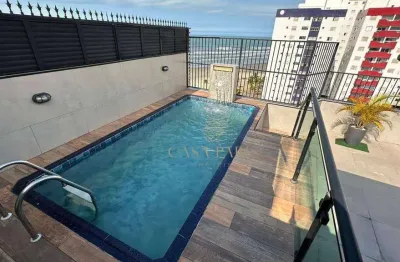 Cobertura com 3 dormitórios à venda, 126 m² por r$ 900.000,00 - ocian - praia grande/sp