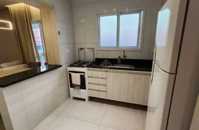 Apartamento com 1 dormitório à venda, 55 m² por r$ 360.000,00 - vila guilhermina - praia grande/sp