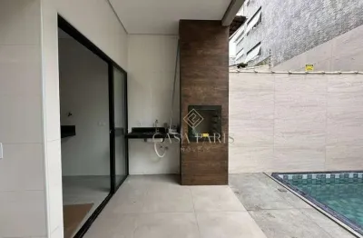 Sobrado com 3 dormitórios, piscina e área gourmet com churrasqueira à venda, 160 m² por r$ 1.200.000 - canto do forte - praia grande/sp