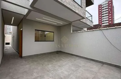 Sobrado com 3 dormitórios, piscina e área gourmet com churrasqueira à venda, 160 m² por r$ 1.200.000 - canto do forte - praia grande/sp