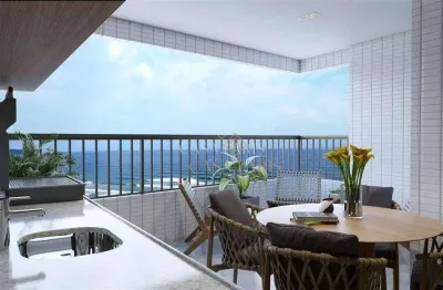 Apartamento com 3 dormitórios à venda, 115 m² por r$ 900.000,00 - vila guilhermina - praia grande/sp