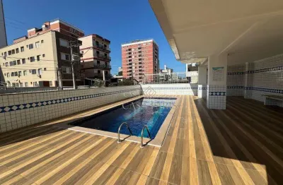 Apartamento com 1 dormitório à venda, 40 m² por r$ 240.000,00 - tupi - praia grande/sp