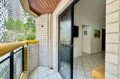 Apartamento com 1 dormitório à venda, 51 m² por r$ 280.000,00 - aviação - praia grande/sp
