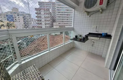 Apartamento com 1 dormitório à venda, 54 m² por r$ 355.000,00 - caiçara - praia grande/sp