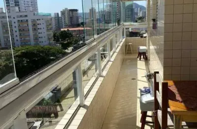 Apartamento com 2 dormitórios sendo 1 suíte à venda, 71 m² por r$ 480.000 - aviação - praia grande/sp