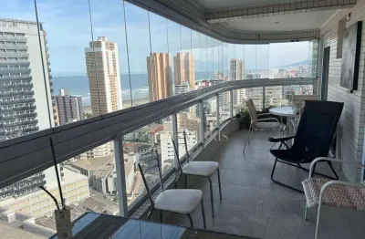 Apartamento vista mar com 2 dormitórios sendo 2 suítes à venda, 120 m² por r$ 1.250.000 - boqueirão - praia grande/sp