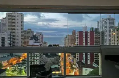 Apartamento mobiliado com 2 dormitórios sendo 1 suíte à venda, 92 m² por r$ 830.000 - canto do forte - praia grande/sp